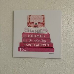 Chanel Pink Art Print